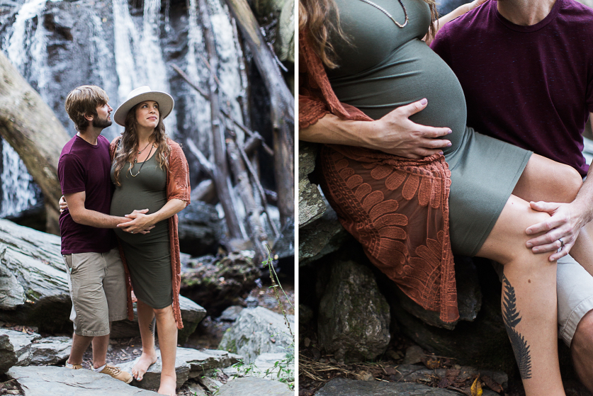 Kilgore Falls, MD Maternity Photography